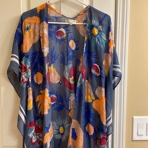 Woven heart, colorful pashmina